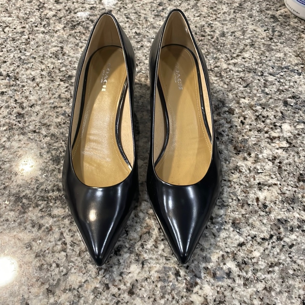 Coach kitten heels size 8
